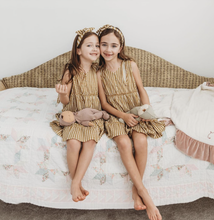 Load image into Gallery viewer, Organic Cotton Tiered Sleeveless Tie Dress