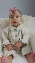 Load and play video in Gallery viewer, Baby Corduroy Jumpsuit