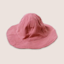 Load image into Gallery viewer, Red cotton baby bucket hat
