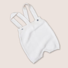 Load image into Gallery viewer, White baby cotton knit jumper