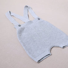 Load image into Gallery viewer, Grey baby cotton knit jumper