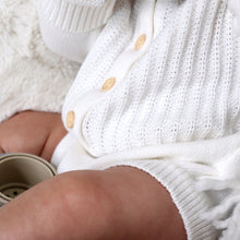 Load image into Gallery viewer, Baby Long-Sleeved Knit Sweater Romper
