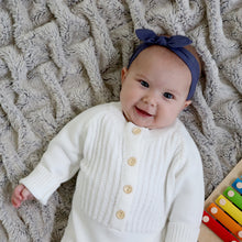 Load image into Gallery viewer, Baby Long-Sleeved Knit Sweater Romper
