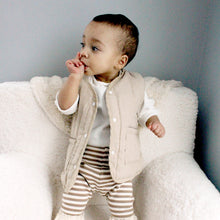 Load image into Gallery viewer, Baby Cotton Striped Leggings