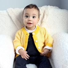 Load image into Gallery viewer, Baby Striped Button Cardigan