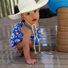 Load image into Gallery viewer, Toddler Two Piece Ruffle Cheetah Swimsuit