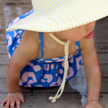 Load image into Gallery viewer, Toddler Two Piece Ruffle Cheetah Swimsuit