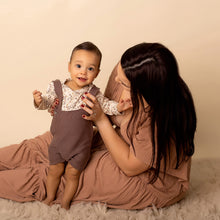 Load image into Gallery viewer, Baby Long Sleeve Floral Cotton Onesie