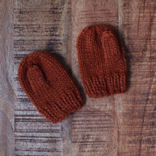 Load image into Gallery viewer, Acrylic Hand Knit Winter Baby Mittens