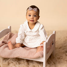 Load image into Gallery viewer, Baby Peter Pan Collar Polka Dot Long Sleeved Blouse