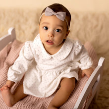 Load image into Gallery viewer, Baby Peter Pan Collar Polka Dot Long Sleeved Blouse