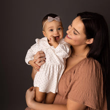 Load image into Gallery viewer, Baby Peter Pan Collar Polka Dot Long Sleeved Blouse