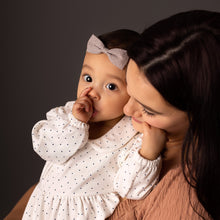 Load image into Gallery viewer, Baby Peter Pan Collar Polka Dot Long Sleeved Blouse