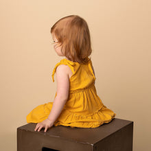 Load image into Gallery viewer, Organic Cotton Tiered Sleeveless Tie Dress