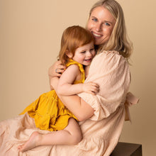 Load image into Gallery viewer, Organic Cotton Tiered Sleeveless Tie Dress