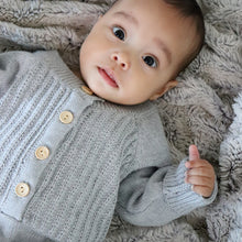 Load image into Gallery viewer, Baby Long-Sleeved Knit Sweater Romper