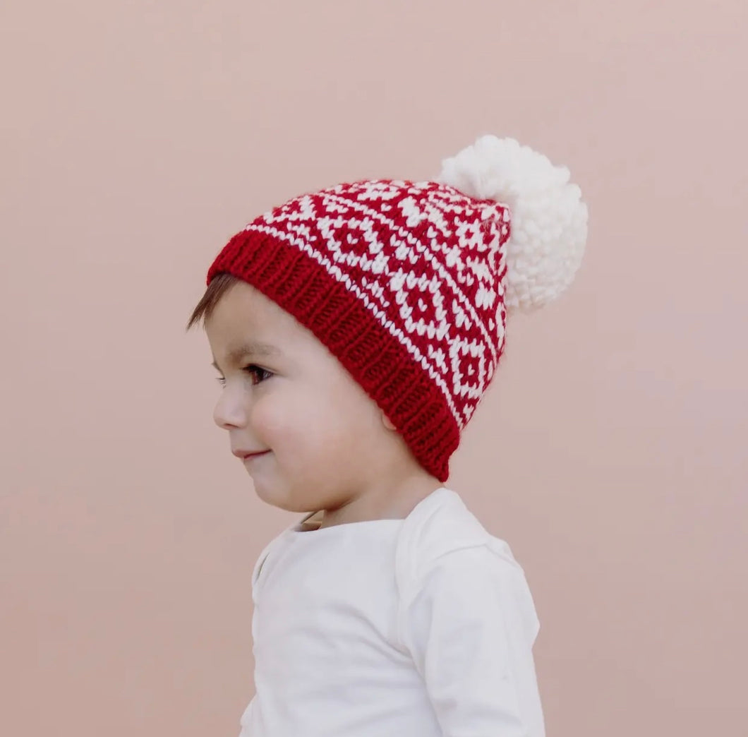 Red Snowflake Hat | Baby & Toddler