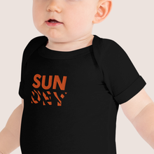 Load image into Gallery viewer, Embroidered SUNDEY | Baby Short Sleeve Onesie
