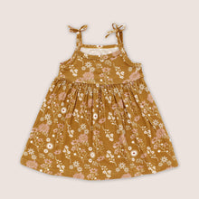 Load image into Gallery viewer, Mustard Floral Baby Bamboo Sundress
