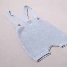 Load image into Gallery viewer, Grey baby cotton knit jumper
