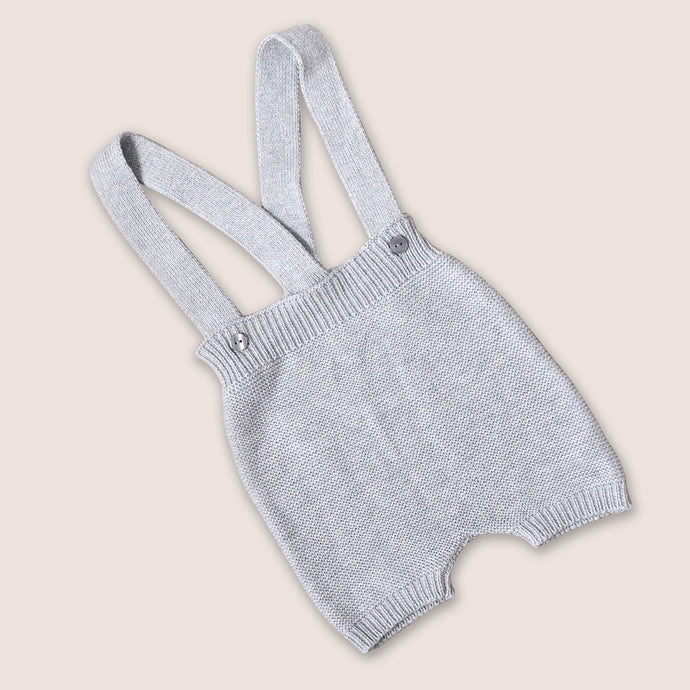 Grey baby cotton knit jumper