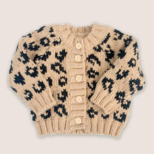 Load image into Gallery viewer, Hand-Knit Cheetah Cardigan
