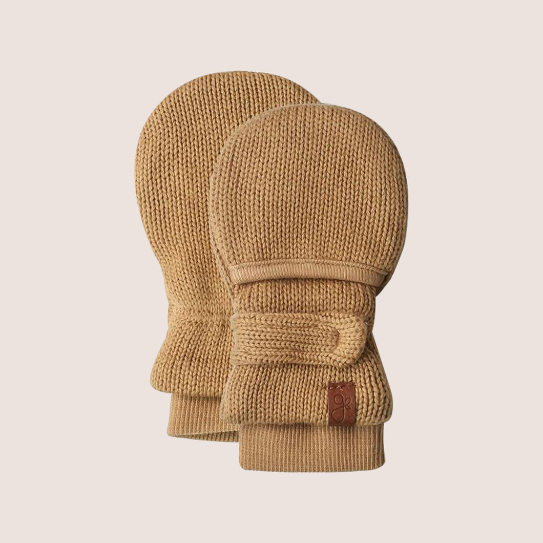 Baby Knit Organic Cotton Stay-On Mittens